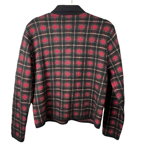 Bridgetown Collection Tartan Blazer Jacket Women's Size Small Wool Blend Zip Up - Picture 2 of 8